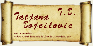 Tatjana Dojčilović vizit kartica